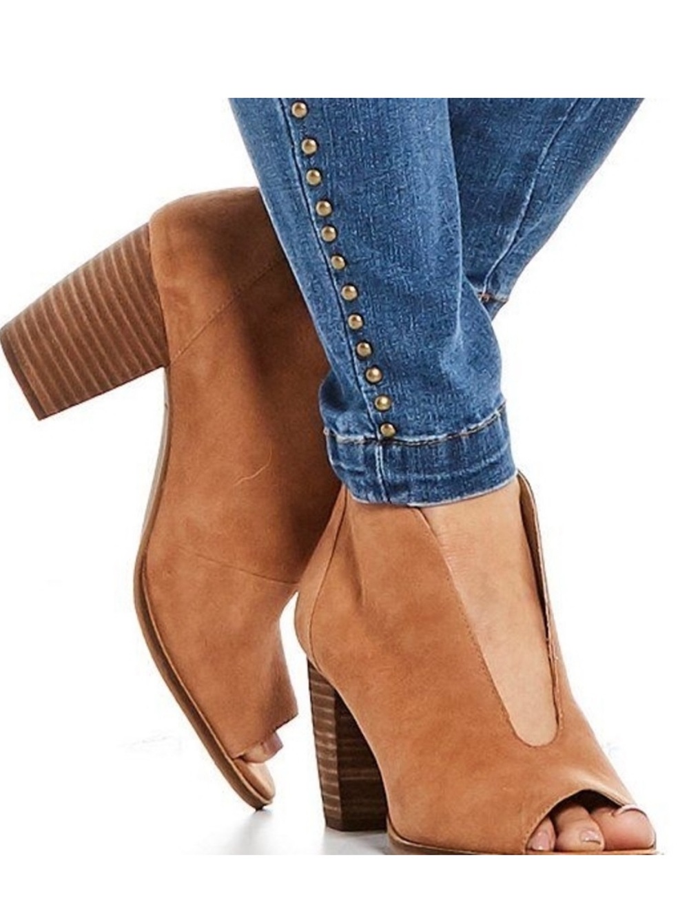 NWOT Lucky Brand Joal Tan Suede Boots Size 8